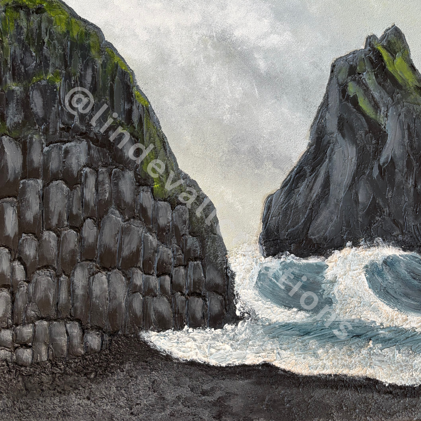 Basalt and Foam (PRINT)